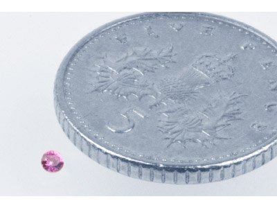 Zaffiro Rosa, Tondo, 1,5 MM - Immagine Standard - 2