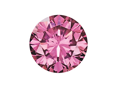 Zaffiro, Tondo, 2,5 Mm, Rosa
