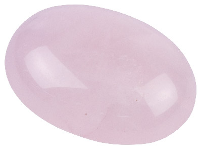 Quarzo, Cabochon Ovale, 20 X 15 Mm, Rosa - Immagine Standard - 1