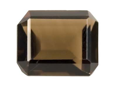 Quarzo Fum{ Taglio Smeraldo, 14 X 10 MM - Immagine Standard - 1