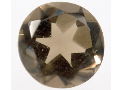 Quarzo Fum{ Tondo, 8 MM - Immagine Standard - 1