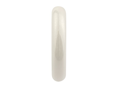 Ceramica Bianca, Rondella Ovale 13 X 10 MM - Immagine Standard - 2