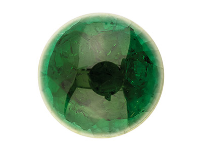 Ceramica Verde Con Aspetto Screpolato, Cabochon Rotondo Da 10 MM