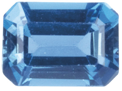 Topazio Blu London, Ottagonale, 8 X 6 Mm, Artificiale - Immagine Standard - 1