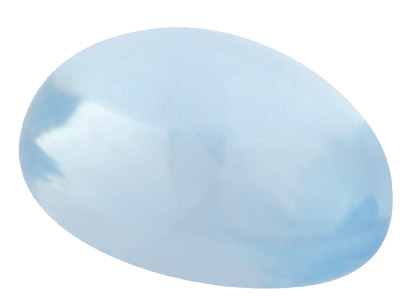 Topazio Azzurro Cielo Trattato, Cabochon Ovale 8 X 6 MM