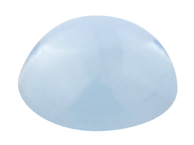 Topazio Azzurro Cielo, Cabochon Tondo, 5 Mm, Artificiale - Immagine Standard - 1