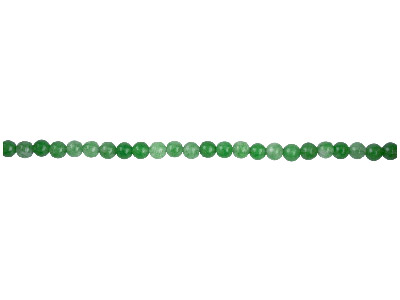Avventurina Verde, Pietra Fine Rotonda 4 Mm, Filo Da 40 Cm - Immagine Standard - 1