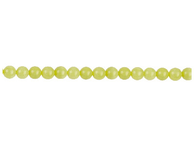 Diaspro Giallo, Pietra Fine Rotonda6 Mm, Filo Da 38-39 Cm - Immagine Standard - 1