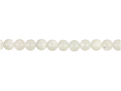 Madreperla, Pietra Fine Rotonda 7,5/8 Mm, Filo Da 40 Cm - Immagine Standard - 1