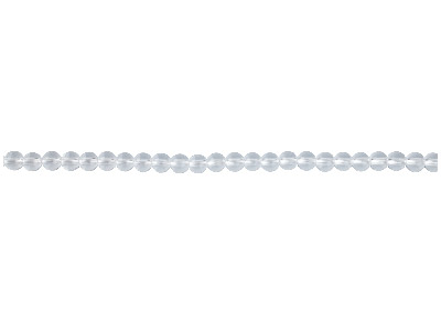 Cristallo, Pietra Fine Rotonda 4 Mm, Filo Da 40 Cm - Immagine Standard - 1