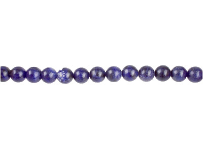 Perline Rotonde Semipreziose, Filo Di 40 Cm, 8 Mm, Sodalite - Immagine Standard - 1