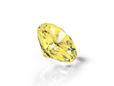 Ossido Di Zirconio, Alpha Brillant,1,00 Mm, Dorato, Preciosa - Immagine Standard - 2