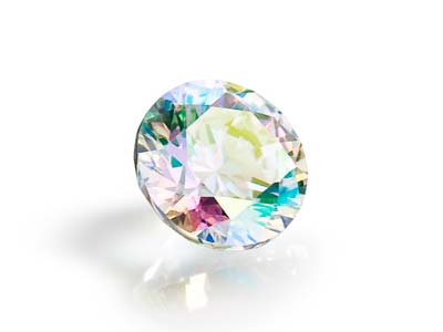 Ossido Di Zirconio, Alpha Taglio Brillante, 2,00 Mm, Arcobaleno, Preciosa - Immagine Standard - 4