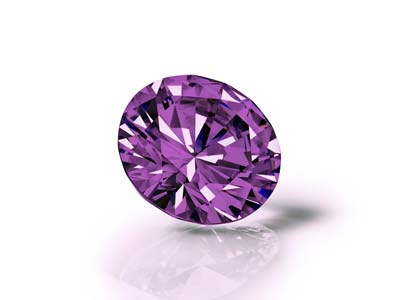 Ossido Di Zirconio, Alpha Brillante, 2,50 Mm, Ametista, Preciosa - Immagine Standard - 3