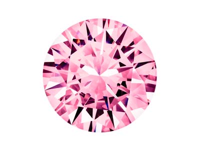 Ossido Di Zirconio, Alpha Brillant,2,50 Mm, Rosa, Preciosa - Immagine Standard - 1