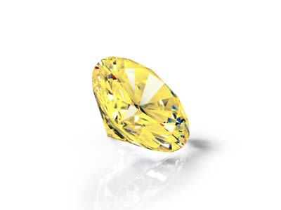 Ossido Di Zirconio, Alpha Brillant,3,00 Mm, Dorato, Preciosa - Immagine Standard - 2