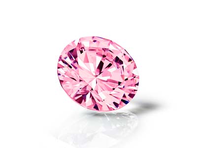 Ossido Di Zirconio, Alpha Brillante, 3,00 Mm, Rosa, Preciosa - Immagine Standard - 3