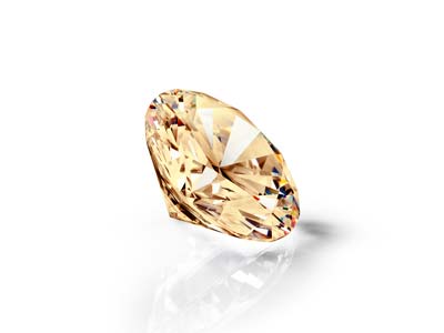 Ossido Di Zirconio, Alpha Brillante, 3,50 Mm, Champagne, Preciosa - Immagine Standard - 2