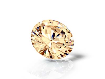 Ossido Di Zirconio, Alpha Brillante, 3,50 Mm, Champagne, Preciosa - Immagine Standard - 3