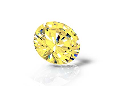 Ossido Di Zirconio, Alpha Brillant,4,00 Mm, Dorato, Preciosa - Immagine Standard - 3