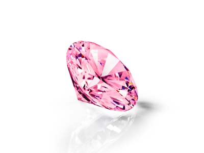 Ossido Di Zirconio, Alpha Taglio Brillante, 4,00 Mm, Rosa, Preciosa - Immagine Standard - 2