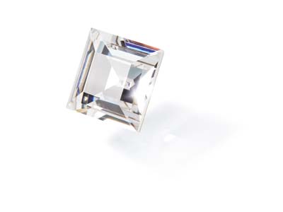 Zirconia Cubica Preciosa, Square Princess, 5 X 5 Mm, Bianco - Immagine Standard - 3