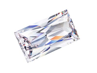 Ossido Di Zirconio, Baguette, 5 X 2,50 Mm, Bianco, Preciosa - Immagine Standard - 2