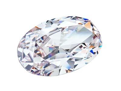Ossido Di Zirconio, Ovale, 7 X 5 Mm, Bianco, Preciosa - Immagine Standard - 2