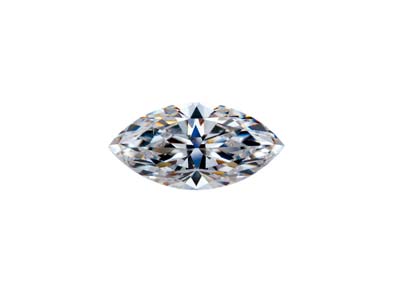 Ossido Di Zirconio, Marquise, 8 X 4mm, Bianco, Preciosa - Immagine Standard - 1