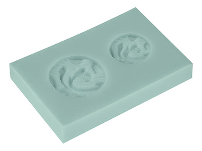 Stampo Flessibile Con Motivo Barocco, Silicone - Immagine Standard - 2
