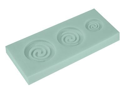 Stampo In Silicone, Motivo A Spirale - Immagine Standard - 1