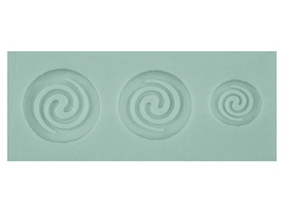 Stampo In Silicone, Motivo A Spirale - Immagine Standard - 2
