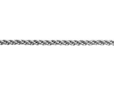 Beadalon Artistic Wire 12 Gauge Round Braid Tarnish Resistant Sil 2.1mm X 1.5m - Immagine Standard - 2