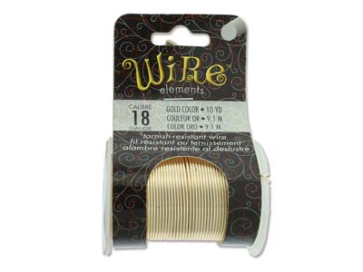 Filo Di Rame Semiduro Anti-annerimento Dorato, 1 Mm, Bobina Da 9,10 Metri
