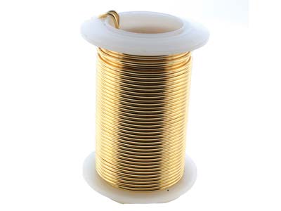 Wire Elements, 18 Gauge, Gold Colour, Tarnish Resistant, Medium Temper, 10yd/9.14m - Immagine Standard - 3