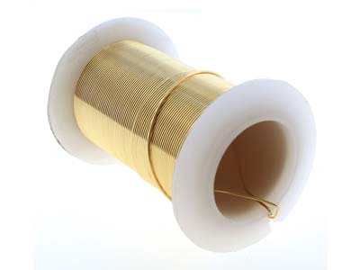 Wire Elements, 20 Gauge, Gold Colour, Tarnish Resistant, Medium Temper, 15yd/13.72m - Immagine Standard - 4