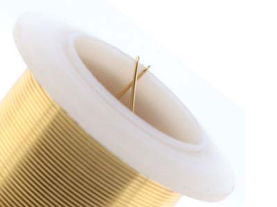 Filo Di Rame Semiduro Anti-ossidazione Dorato, 0,60 Mm, Bobina Da 18,30 Metri - Immagine Standard - 5