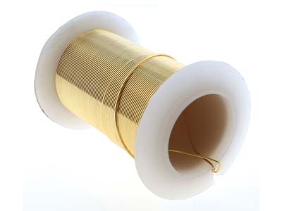 Filo Di Rame Semiduro Anti-ossidazione Dorato, 0,43 Mm, Bobina Da 27,40 Metri - Immagine Standard - 4