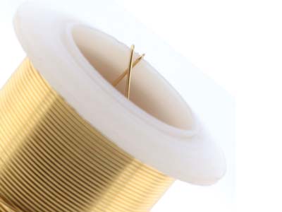 Filo Di Rame Semiduro Anti-ossidazione Dorato, 0,43 Mm, Bobina Da 27,40 Metri - Immagine Standard - 5