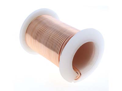 Filo Di Rame Semiduro Anti-ossidazione Color Oro Rosa, 1 Mm, Bobina Da9,10 Metri - Immagine Standard - 4