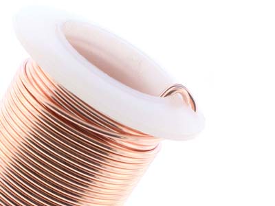 Filo Di Rame Semiduro Anti-ossidazione Color Oro Rosa, 1 Mm, Bobina Da9,10 Metri - Immagine Standard - 5
