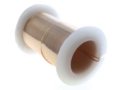 Filo Di Rame Semiduro Anti-ossidazione Color Oro Rosa, 0,80 Mm, Bobinada 13,70 Metri - Immagine Standard - 4