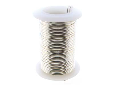 Wire Elements, 18 Gauge, Silver Colour, Tarnish Resistant, Medium Temper, 10yd/9.14m - Immagine Standard - 3