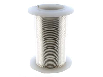 Wire Elements, 22 Gauge, Silver Colour, Tarnish Resistant, Medium Temper, 20yd/18.29m - Immagine Standard - 3