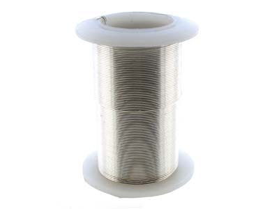Wire Elements, 24 Gauge, Silver Colour, Tarnish Resistant, Medium Temper, 30yd/27.43m - Immagine Standard - 3