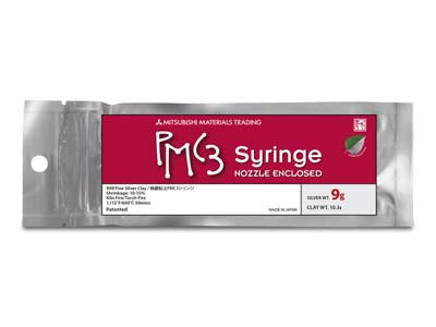 Siringa Precious Metal Clay 3 Pmc3 ,  10 G, Argento Puro
