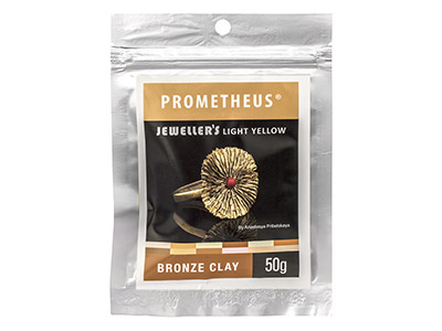 Argilla Bronzo Per Gioiellieri Prometheus, 50 G, Giallo Chiaro