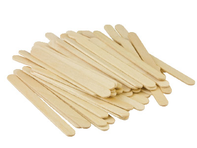 Bastoncini Di Legno Per Mescolare Smalti, Confezione Da 100 Pezzi - Immagine Standard - 1