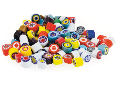 Millefiori, Smalti Millefiori, Mix Di Colori Coprenti, Busta Da 25 G