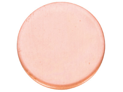 Pezzi Grezzi In Rame, Flan Rotondo Da 15 Mm, Confezione Da 6